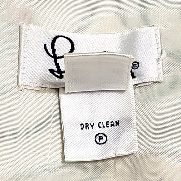 Vtg Lilly Pulitzer White Label Silk Blend Floral Dress Sz 6 Butter Yellow Roses - Picture 8 of 12